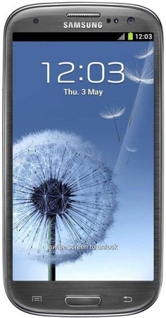 Смартфон Samsung Galaxy S3 GT-I9300 16Gb Titanium grey - Петропавловск-Камчатский